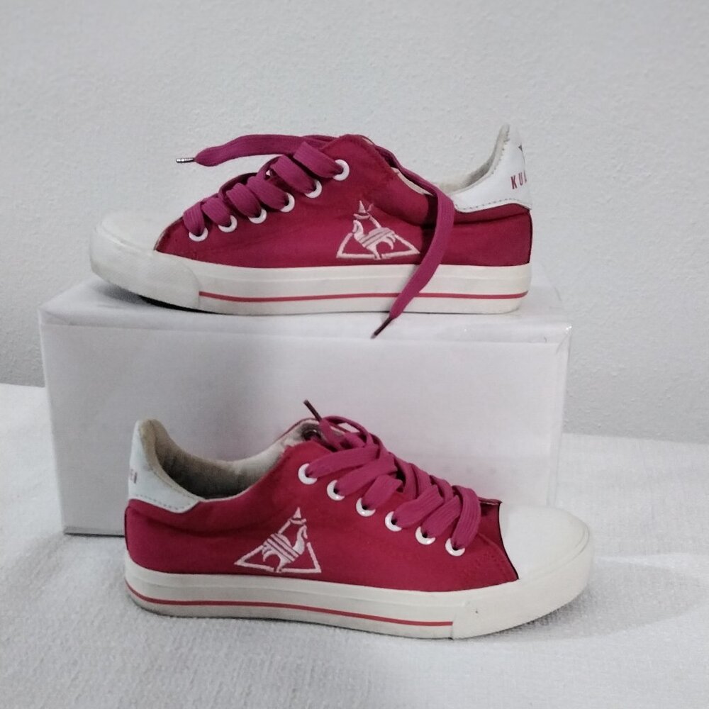 kuan bei Women Sneakers Canvas Size 7.5 Fushia Size 38 Europe - Picture 14 of 16